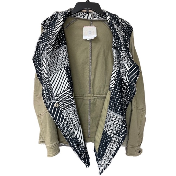 Hei Hei by Anthropologie  Fieldwork Anorak Military Jacket size Small - Picture 12 of 16